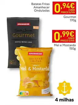Recheio Amanhecer batatas fritas onduladas sabor a mel & mostarda promoção