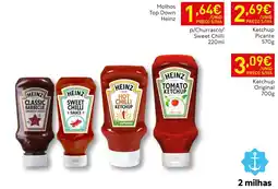 Recheio Heinz ketchup original promoção