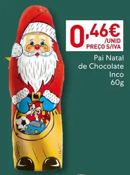 Recheio Pai Natal de Chocolate Inco promoção