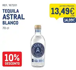 Makro Tequila Astral Blanco promoção