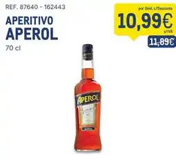 Makro Aperitivo aperol promoção