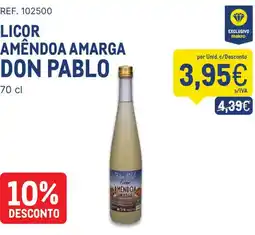 Makro licor amêndoa amarga don pablo promoção