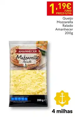 Recheio Queijo mozzarella ralado amanhecer promoção