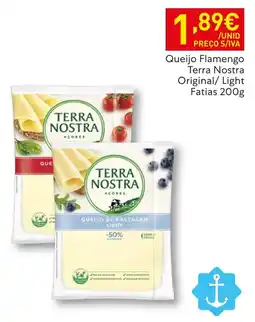 Recheio Queijo flamengo terra nostra promoção