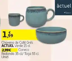 Auchan Chavena de Café Grés ACTUEL Verde promoção