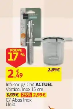 Auchan Infusor p/ Chá ACTUAL promoção