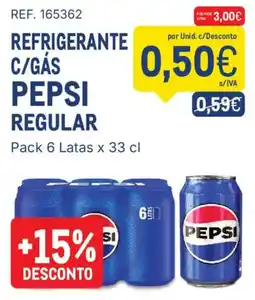 Makro refrigerante c/gás pepsi regular promoção