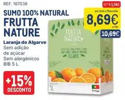 Makro Sumo 100% natural frutta nature promoção