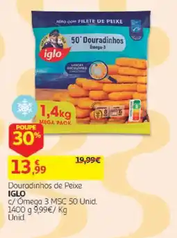 Auchan Douradinhos de Peixe Iglo promoção