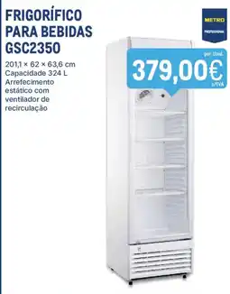 Makro frigorífico para bebidas gsc2350 promoção