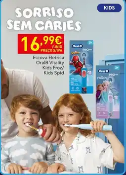 Recheio escova eletrica oralb vitality kids froz/kids spid promoção