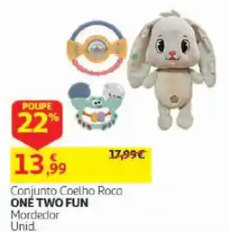 Auchan Conjunto Coelho Roca One Two Fun promoção