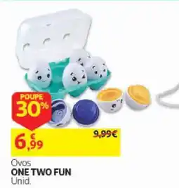 Auchan Ovos one two fun promoção