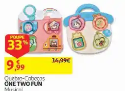 Auchan Quebra-Cabeças One Two Fun Musical promoção