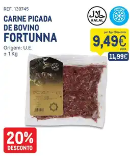 Makro carne picada de bovino fortunna promoção