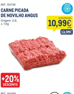 Makro carne picada de novilho angus promoção