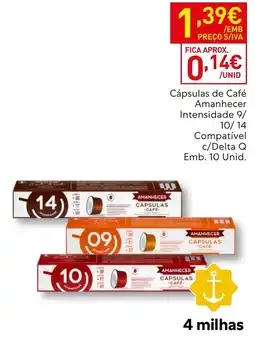 Recheio Cápsulas de Café Amanhecer promoção