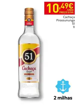Recheio Cachaça Pirassununga 51 promoção