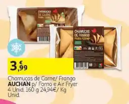 Auchan Chamuças de Carne/ Frango Auchan promoção