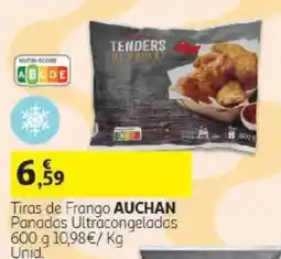 Auchan Tiras de Frango Auchan promoção