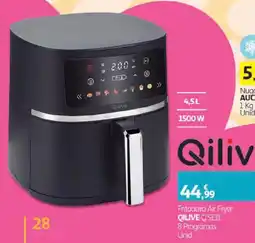 Auchan Fritadeira air fryer qilive promoção