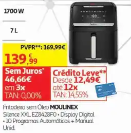 Auchan Fritadeira sem Óleo Moulinex promoção