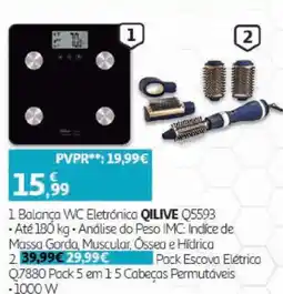 Auchan Balança wc eletrónica qilive q5593 promoção