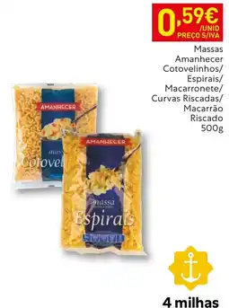 Recheio Massas Amanhecer promoção