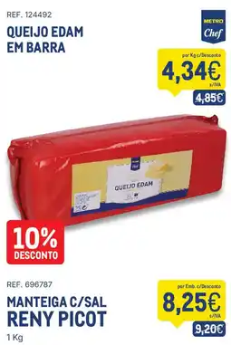 Makro Queijo edam em barra promoção