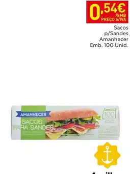 Recheio Sacos para sandes amanhecer promoção