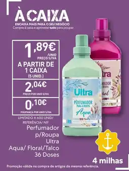 Recheio Perfumador p/Roupa Ultra Aqua/ Floral/Talco promoção