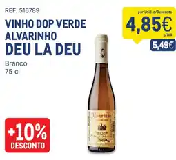 Makro vinho dop verde alvarinho deu la deu promoção