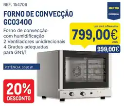 Makro Forno de convecção metro professional promoção