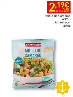 Recheio miolo de camarão amanhecer promoção