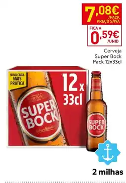Recheio Cerveja Super Bock promoção