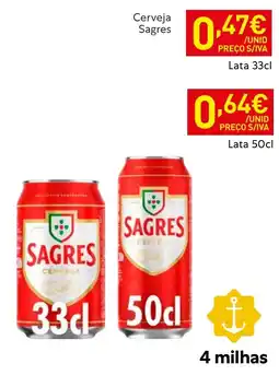 Recheio Cerveja Sagres promoção