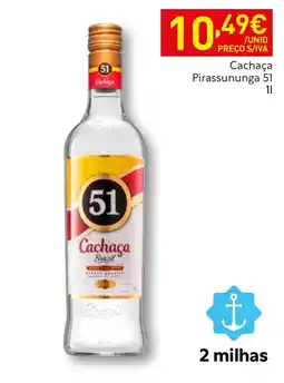 Recheio Cachaça Pirassununga 51 promoção