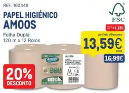 Makro Papel higiénico amooos promoção