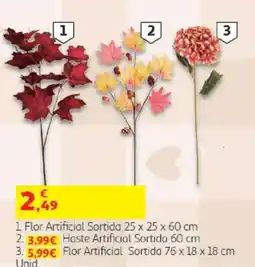 Auchan Flor artificial sortida promoção