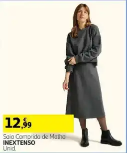 Auchan Saia comprida de malha inextenso promoção