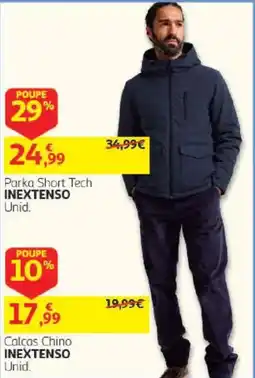Auchan Parka Short Tech Inextenso promoção