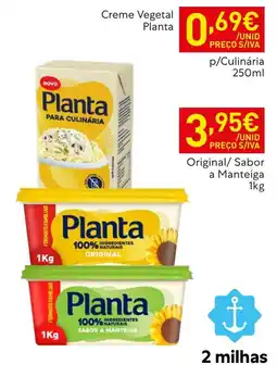 Recheio Creme vegetal planta promoção