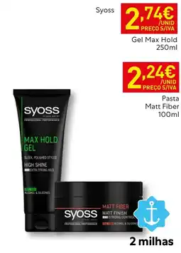 Recheio Syoss gel max hold promoção