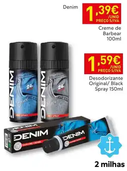 Recheio denim desodorizante original/black spray promoção