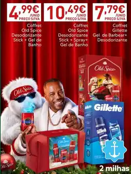 Recheio Coffret Old Spice Desodorizante Stick + Gel de Banho promoção