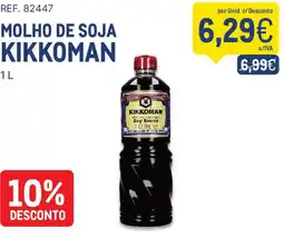 Makro molho de soja kikkoman promoção