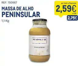 Makro Massa de alho peninsular promoção
