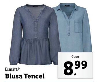 Lidl Esmara Blusa Tencel promoção