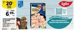 Continente Bom dia Iglo - miolo gambao 2/40 msc promoção