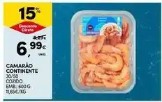 Continente Bom dia Continente - camarão promoção